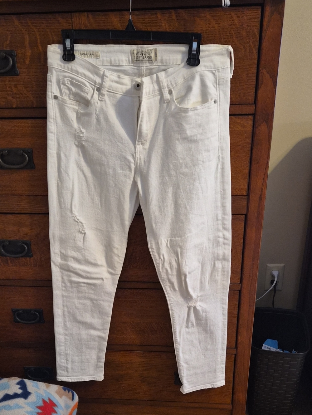 Lucky Brand Capri White Womens Jeans